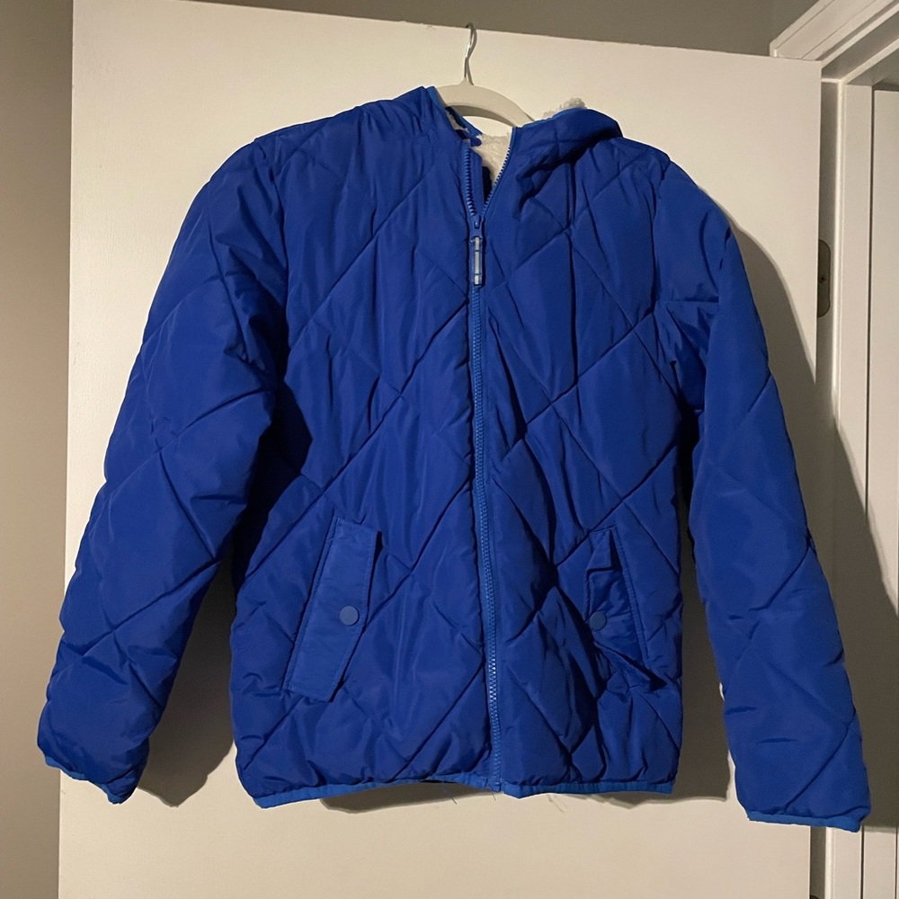 Kids Blue puffer coat